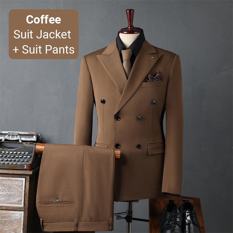 Men’s Premium 3-Piece Suit – Jacket, Vest & Matching Pants