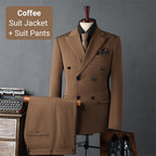 Men’s Premium 3-Piece Suit – Jacket, Vest & Matching Pants