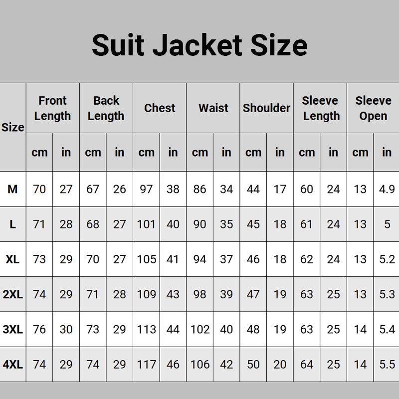Men’s Premium 3-Piece Suit – Jacket, Vest & Matching Pants