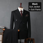 Men’s Premium 3-Piece Suit – Jacket, Vest & Matching Pants