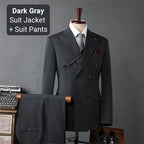 Men’s Premium 3-Piece Suit – Jacket, Vest & Matching Pants