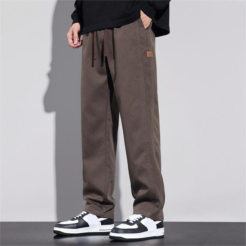 ✨Early Autumn New Arrivals🍁Men's Fashion Drawstring Loose Straight Leg Pants