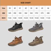 【🔥50% OFF】 Men's hand-stitched leather casual sneakers✈️ 2 pairs Free Shipping