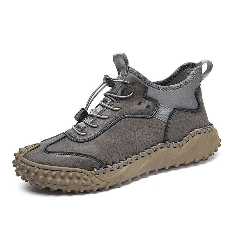 【🔥50% OFF】 Men's hand-stitched leather casual sneakers✈️ 2 pairs Free Shipping