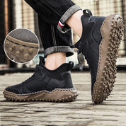 【🔥50% OFF】 Men's hand-stitched leather casual sneakers✈️ 2 pairs Free Shipping