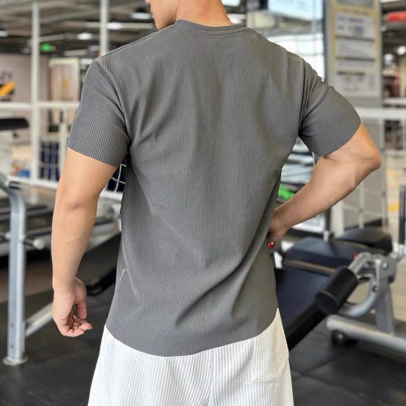 🎁Special Sale 50% OFF⏳Men's V-Neck Short Sleeve Muscle Athletic Workout T-Shirts