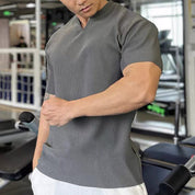 🎁Special Sale 50% OFF⏳Men's V-Neck Short Sleeve Muscle Athletic Workout T-Shirts