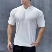 🎁Special Sale 50% OFF⏳Men's V-Neck Short Sleeve Muscle Athletic Workout T-Shirts