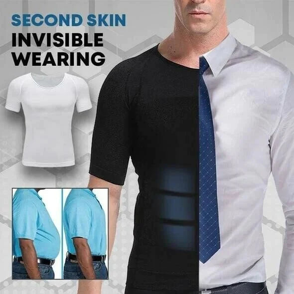 Men's Body-Shaping Compression T-Shirt