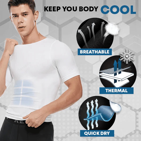 🔥Fall Clearance Sale🎉Men's Shaper Cooling T-shirt