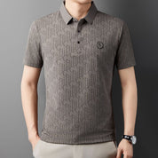 🔥Cool Promotions-50% OFF🌬️Men's Breathable Ice Silk Cooling Lapel T-shirt