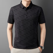 🔥Cool Promotions-50% OFF🌬️Men's Breathable Ice Silk Cooling Lapel T-shirt