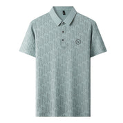 🔥Cool Promotions-50% OFF🌬️Men's Breathable Ice Silk Cooling Lapel T-shirt