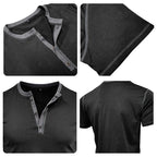 Men's Casual Henley Shirt
