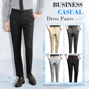 🔥2025 Autumn Hot Sale🎉Business Casual Dress Pants with Adjusting Elastic Band