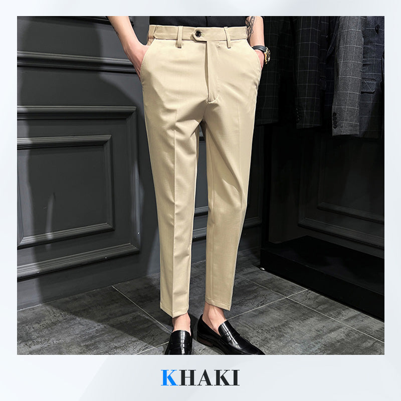 🔥2025 Autumn Hot Sale🎉Business Casual Dress Pants with Adjusting Elastic Band