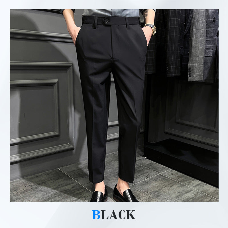 🔥2025 Autumn Hot Sale🎉Business Casual Dress Pants with Adjusting Elastic Band