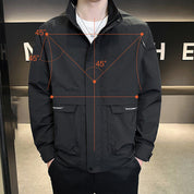 💥Autumn New Style Promotion🎉Men's stylish full zip multi-pocket functional jacket