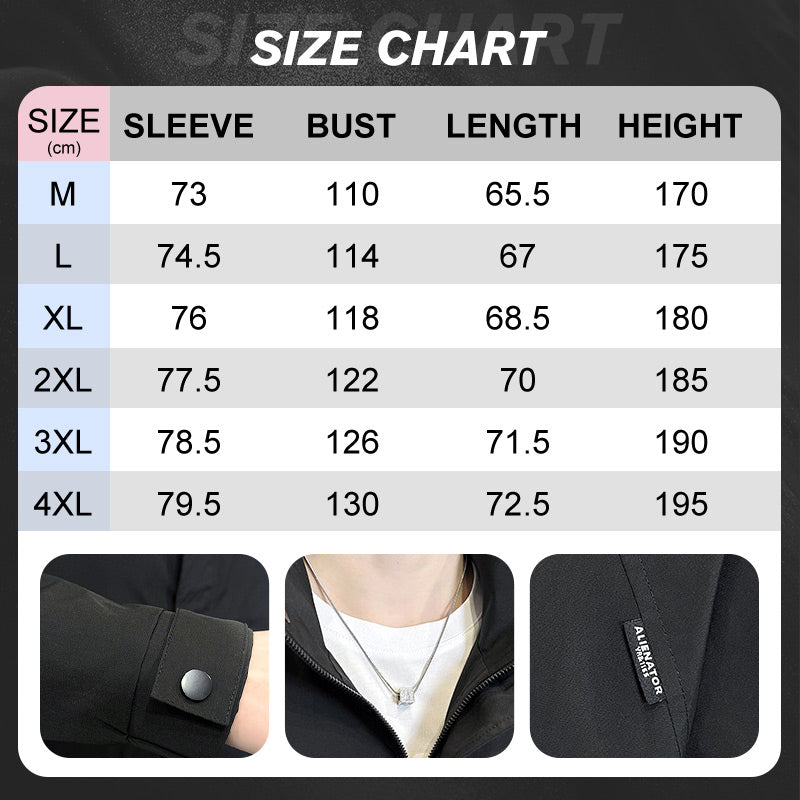 💥Autumn New Style Promotion🎉Men's stylish full zip multi-pocket functional jacket