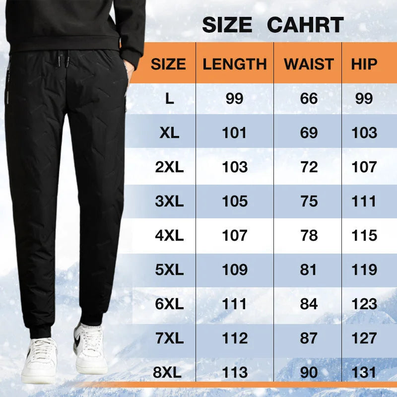 Unisex Fleece-Lined Cold-Weather Casual Pants