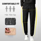 Unisex Fleece-Lined Cold-Weather Casual Pants