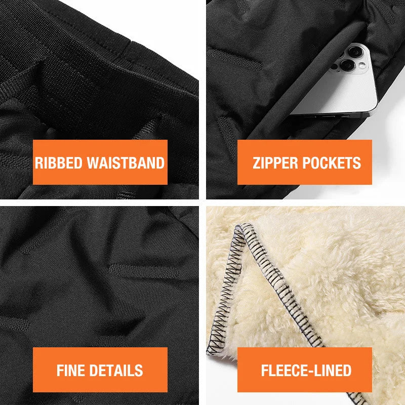 Unisex Fleece-Lined Cold-Weather Casual Pants