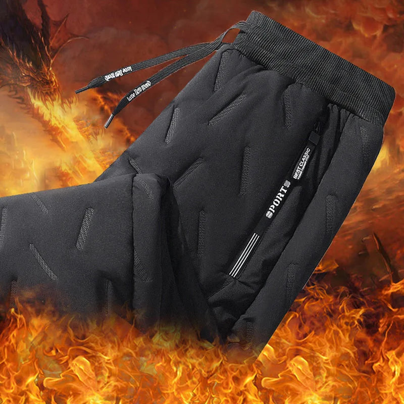 Unisex Fleece-Lined Cold-Weather Casual Pants