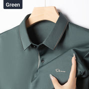 ✨2025 New Arrivals✨Men's Ice Silk Business Casual Lapel Shirt👚