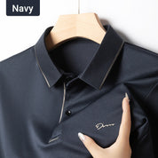 ✨2025 New Arrivals✨Men's Ice Silk Business Casual Lapel Shirt👚