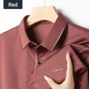 ✨2025 New Arrivals✨Men's Ice Silk Business Casual Lapel Shirt👚