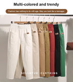 Women's Elastic Waist Cotton Pants