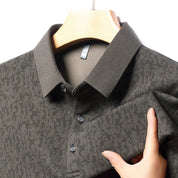 🔥HOT SALE 50%OFF🔥Fliwos Men's Business Casual Lapel Long Sleeve T-Shirt