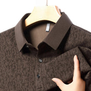 🔥HOT SALE 50%OFF🔥Fliwos Men's Business Casual Lapel Long Sleeve T-Shirt