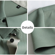 New Arrivals 50% OFF✨Fliwos Men's Solid Lapel Button Down Shirts