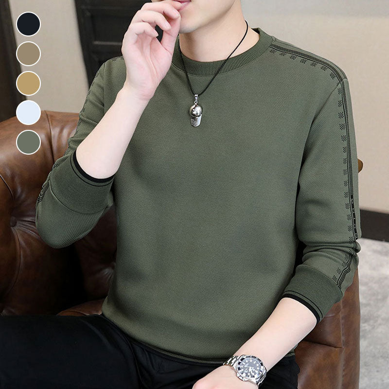 Men’s Warm Lined Crewneck Sweatshirt