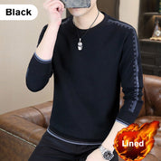 Men’s Warm Lined Crewneck Sweatshirt