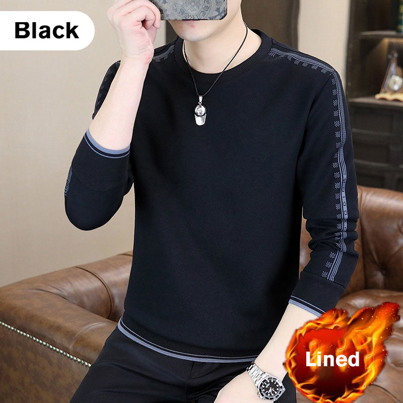 Men’s Warm Lined Crewneck Sweatshirt
