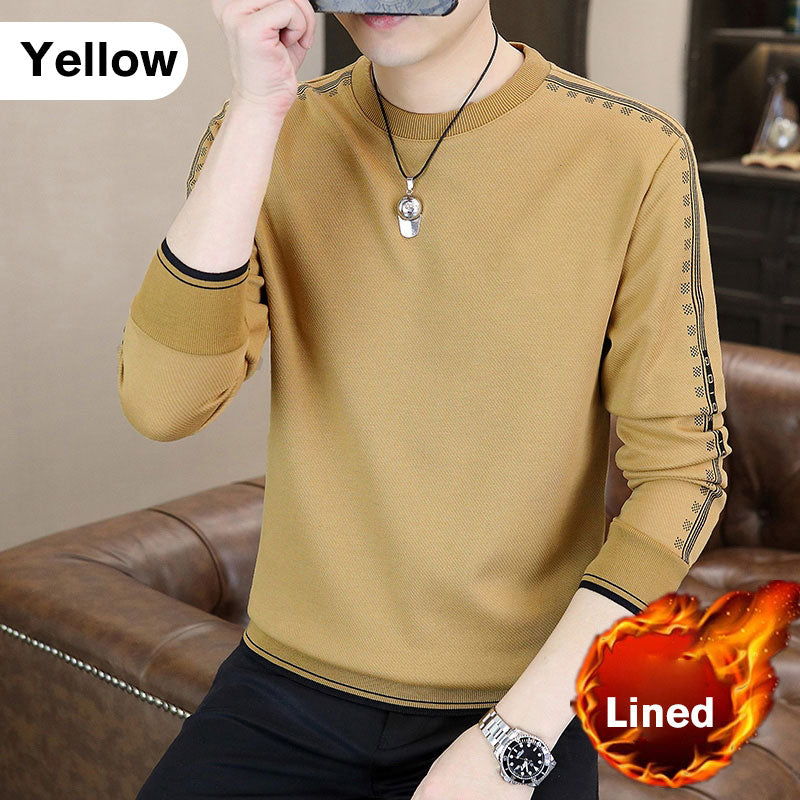 Men’s Warm Lined Crewneck Sweatshirt