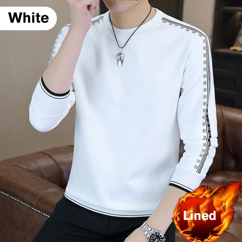 Men’s Warm Lined Crewneck Sweatshirt