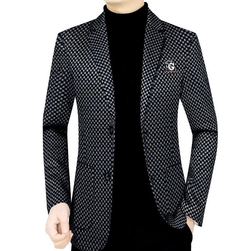 🎉Clearance Sale💖Men's Slim-fit Casual Suit Jacket【Comfortable and warm】