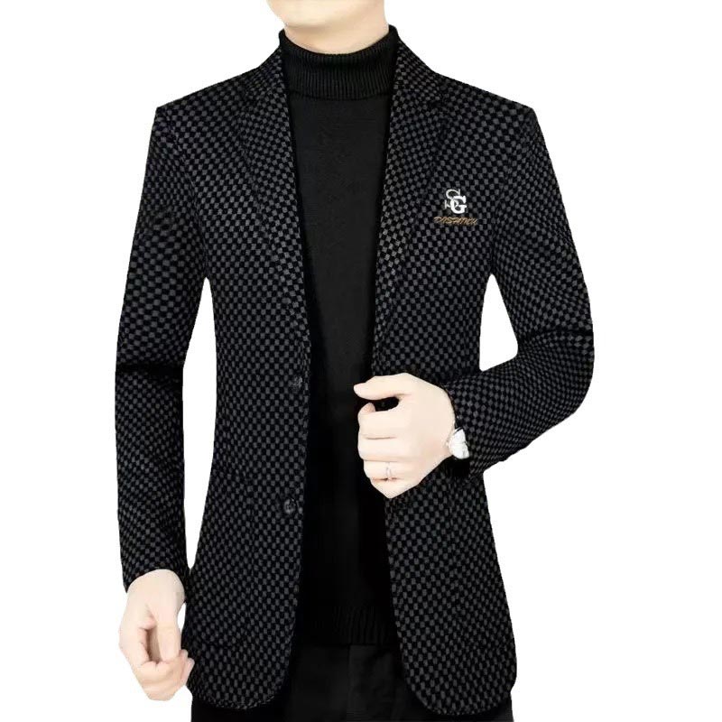 🎉Clearance Sale💖Men's Slim-fit Casual Suit Jacket【Comfortable and warm】