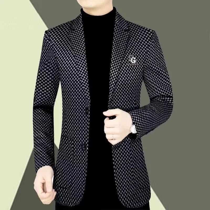 🎉Clearance Sale💖Men's Slim-fit Casual Suit Jacket【Comfortable and warm】