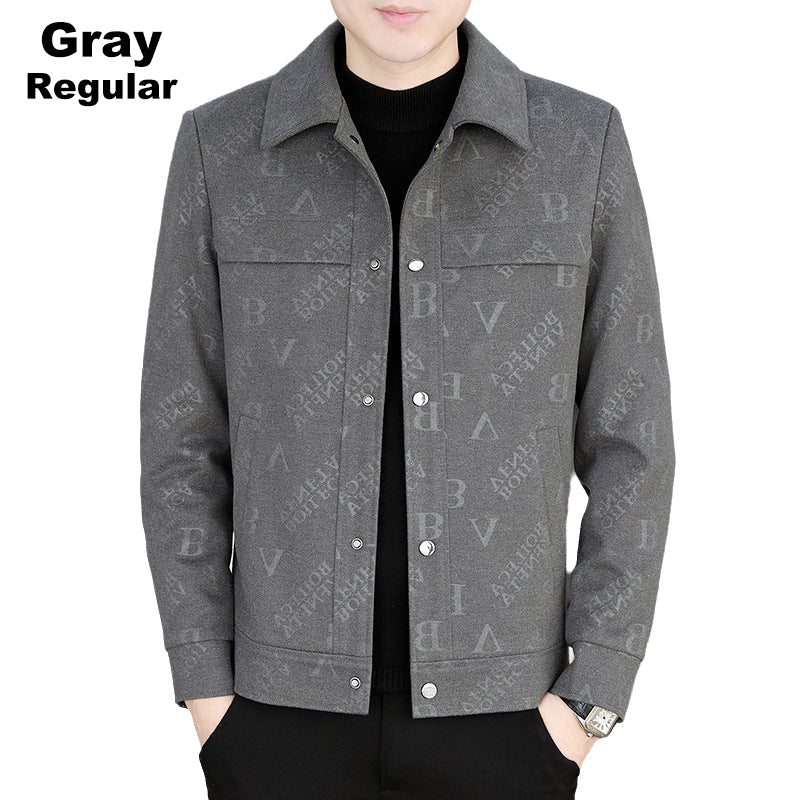 ✨New Arrival✨Men's Warm and Comfortable Lapel Wool Jacket