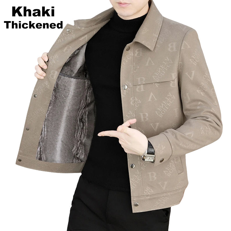 ✨New Arrival✨Men's Warm and Comfortable Lapel Wool Jacket
