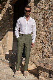 🔥2025 HOT SALE🔥✨Fliwos Men's Solid Color Straight Casual Trousers