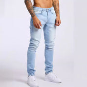 Men's Multicolor Slim Fit Stretch Jeans