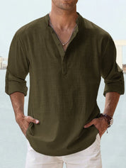 🔥2025 NEW SALES🔥Men's linen casual long-sleeved shirt
