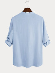🔥2025 NEW SALES🔥Men's linen casual long-sleeved shirt