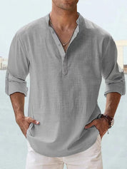 🔥2025 NEW SALES🔥Men's linen casual long-sleeved shirt