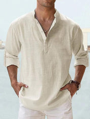 🔥2025 NEW SALES🔥Men's linen casual long-sleeved shirt